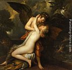 Benjamin West Cupid and Psyche painting